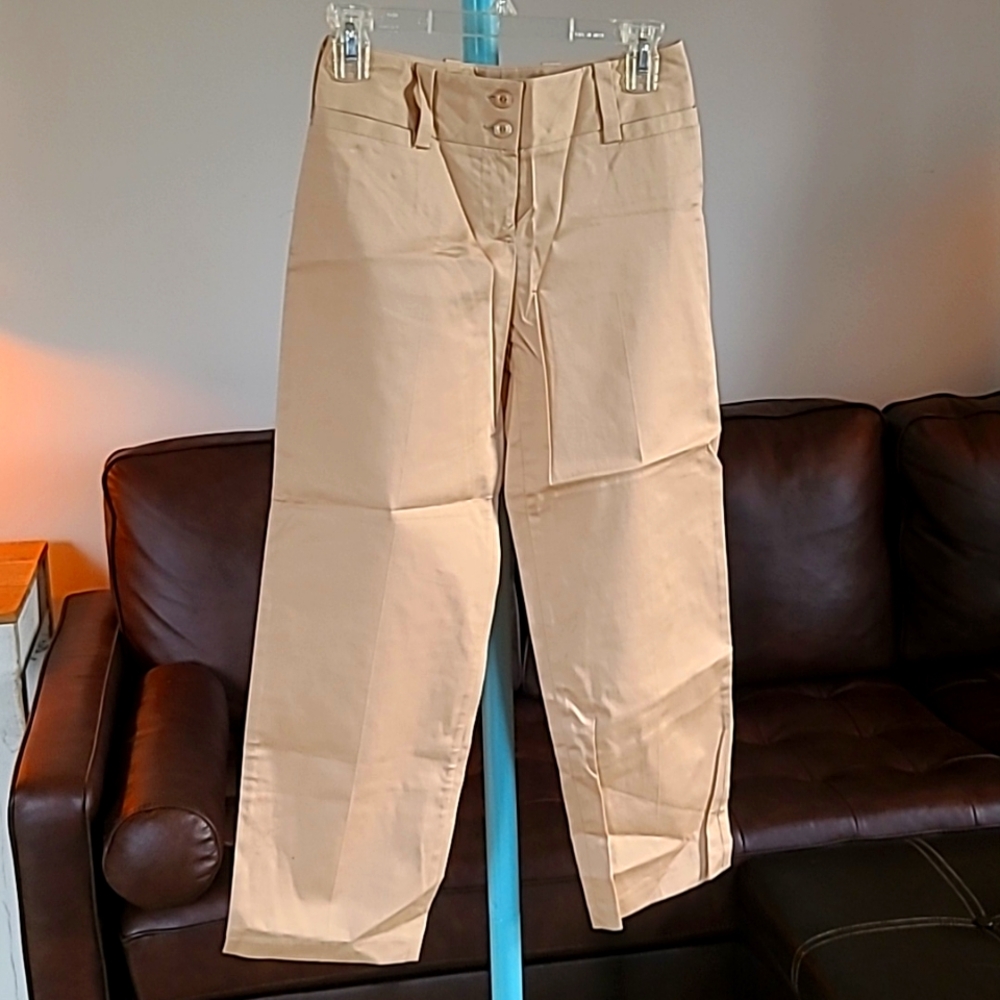 IZ Byer kahki dress capris size 1